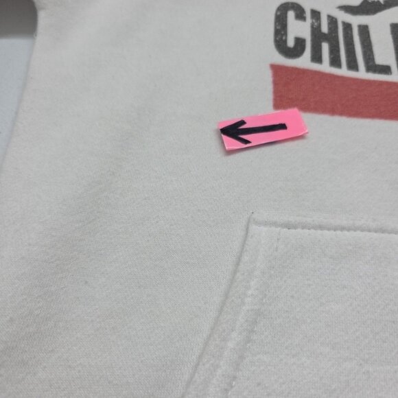 Brisco Brands California Bear Hoodie Mens Size Small White Sweatshirt **READ** - Picture 12 of 16